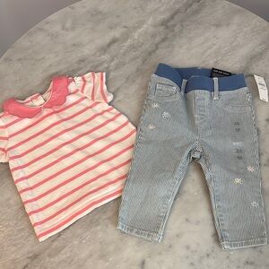 GAP Kids Pink and Blue Matching Set